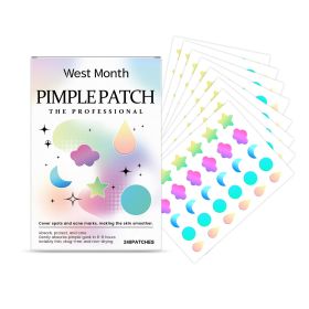 West&Month Color Cover Acne Patch, Facial Skin Acne Mild Cover Acne Care Patch